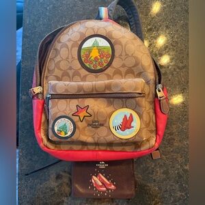 Coach Wizard of OZ Patchwork backpack With matching wallet